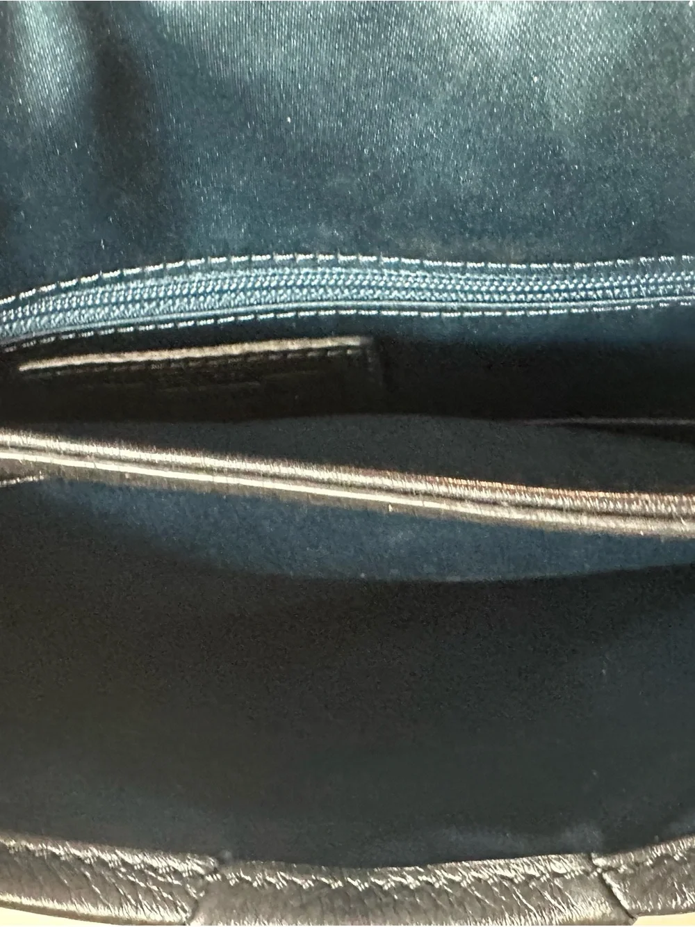 Coach Black Leather Python-Embossed Madison Flap Satchel